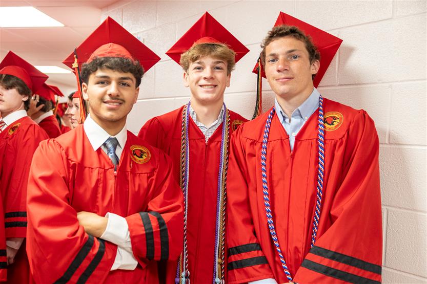 Students celebrate graduating